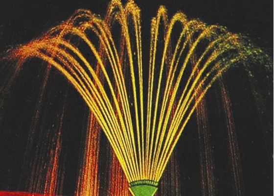 La fontana ballante di racconto completamente d'ottone di Phoenix dota Jet Water Spray High d'un polverizzatore 4m
