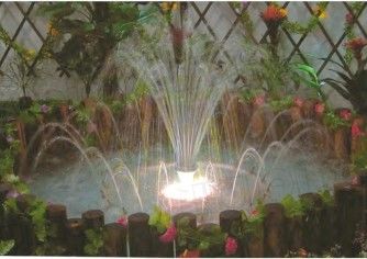 Progetto musicale piccolo 1m dell'interno della fontana di stile rotondo