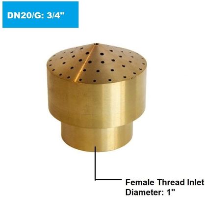 4 ugelli a 1 pollici della fontana di dancing di Tires DN25