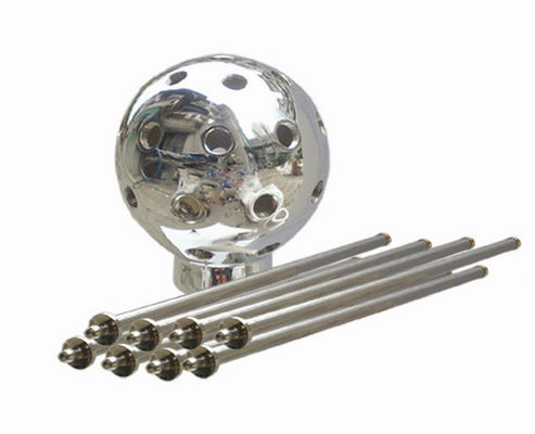 1,5" ugello d'ottone di Chrome Crystal Ball Water Fountain Jet
