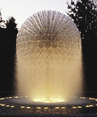 1,5" ugello d'ottone di Chrome Crystal Ball Water Fountain Jet