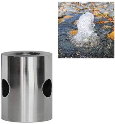 La fontana della bolla della tazza dell'acciaio inossidabile dota gli ugelli d'un polverizzatore della fontana dello stagno delle teste di spruzzo
