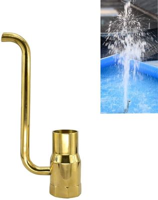 La fontana d'ottone dello stagno dell'ugello a getto della fontana della bolla della tazza dota le teste dell'irrigatore d'un polverizzatore