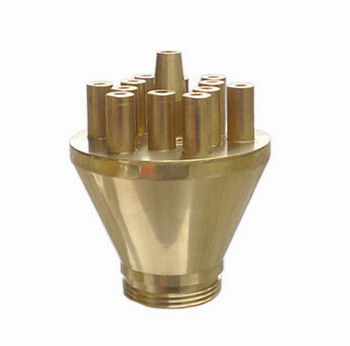 1,5" 2,5" teste di spruzzo d'ottone della fontana dell'ugello a getto della fontana della fucilazione di Concertrating