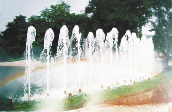 Teste di spruzzo completamente d'ottone della fontana dell'ugello a getto della fontana di Chrome Forthy