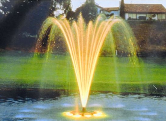 Teste di spruzzo d'ottone della fontana dello stagno dell'ugello a getto della fontana della nappa dell'argento di Chrome