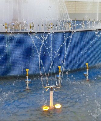 Ugelli della fontana dello stagno della testa di spruzzo della fontana dell'ugello a getto della fontana di piroetta dell'acciaio inossidabile