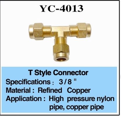 Montaggi della caratteristica dell'acqua della foschia 1/4" connettore d'ottone di T