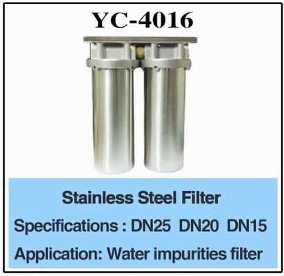 3/4" filtro da acqua dell'acciaio inossidabile di DN25 DN20