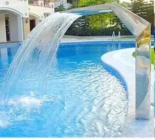 Getto della cascata dell'acciaio inossidabile della piscina 1.5m