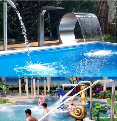 Getto della cascata dell'acciaio inossidabile della piscina 1.5m