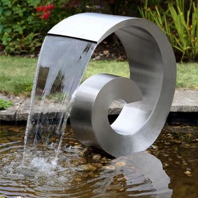 Getto lucidato della cascata dell'acciaio inossidabile di ROHS per il parco dell'acqua