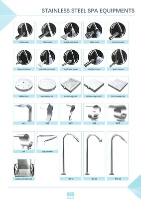 Getto della cascata dell'acciaio inossidabile degli accessori ISO9001 dello stagno