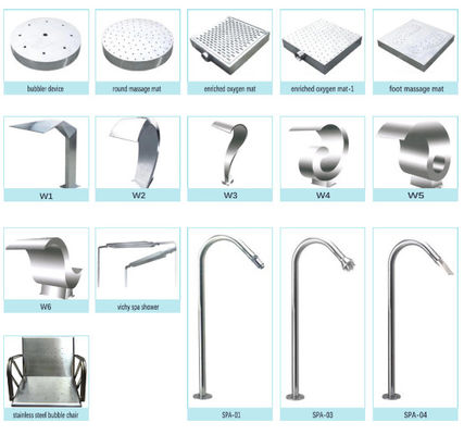Sedia all'aperto della bolla della cascata della cascata della piscina SS304
