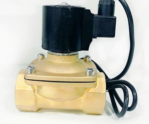 Valvola elettromagnetica impermeabile d'ottone dell'acqua IP68 di DN25 AC/DC