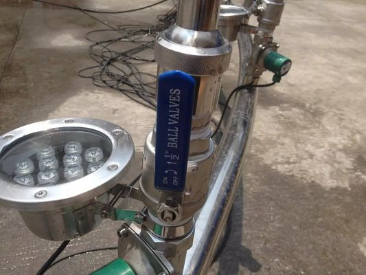 Valvola a sfera a 1 pollici dell'acqua dell'acciaio inossidabile della piscina