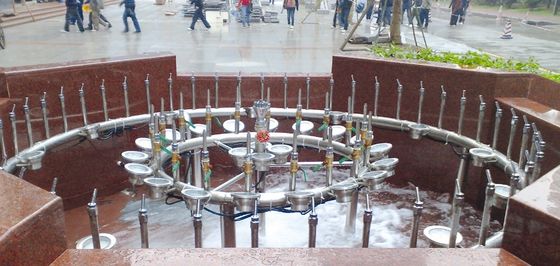 Valvola a sfera a 1 pollici dell'ottone del controllo delle acque manuale dello SGS