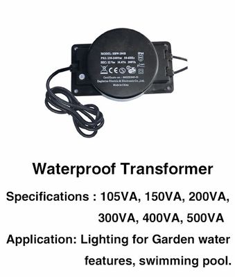 Trasformatore impermeabile di plastica della piscina di IP68 500VA