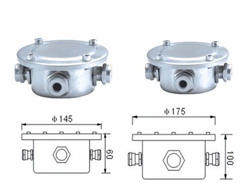 Il diametro 145mm 175mm Ip68 dell'acciaio inossidabile impermeabilizza la scatola di giunzione