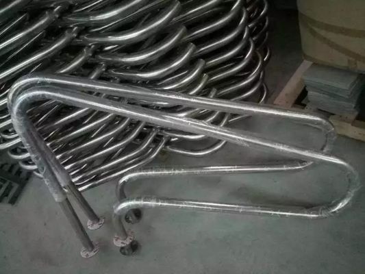 La superficie ha lucidato le maniglie della gru a benna della piscina SS304 di 1.0mm