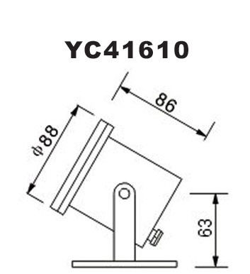 SS304 12V 3W impermeabilizzano le luci subacquee del LED