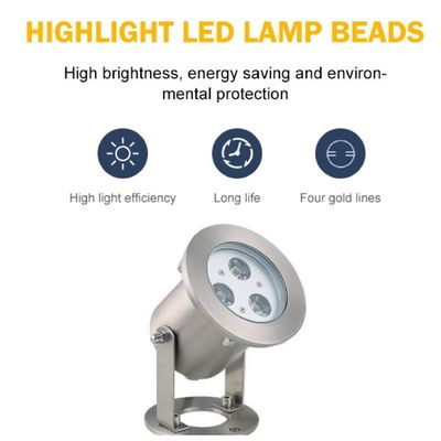 1.5W impermeabilizzano le luci subacquee del LED