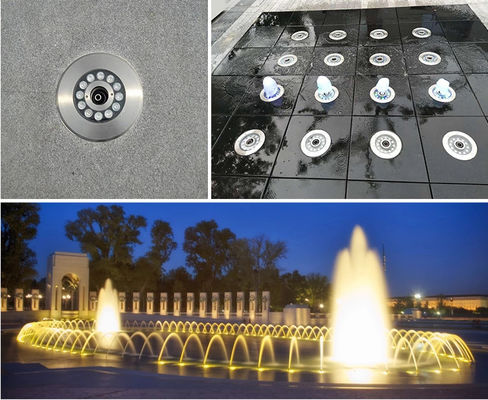 50000 ore di 145mm 12V 9W di luci subacquee della fontana