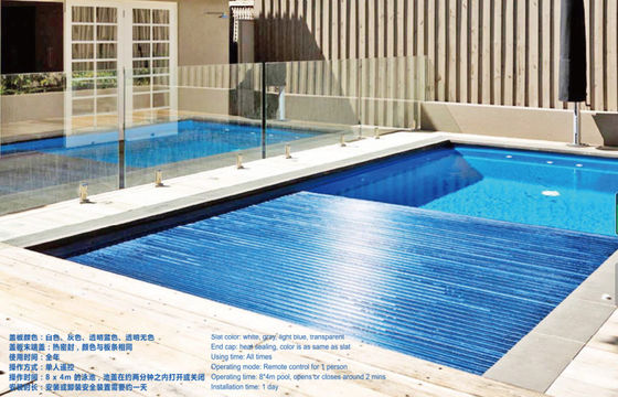 Copertura elettrica impermeabile della piscina di 24V 8X5M