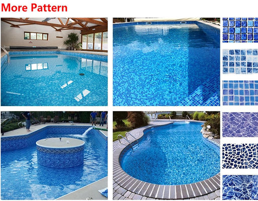 Il rettangolo impermeabilizza la fodera della piscina del PVC di 1.2mm