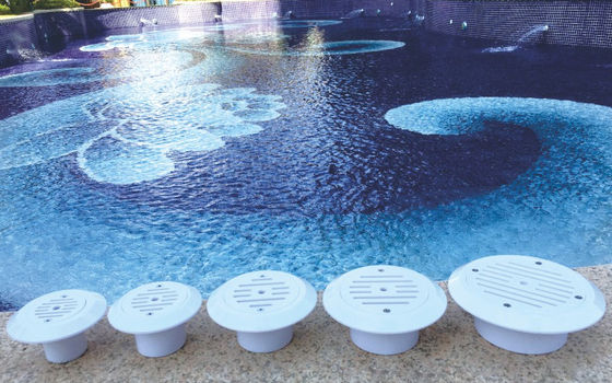 Montaggi a 4 pollici a 3 pollici di aspirazione della parete della piscina
