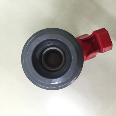 Valvola a sfera nera del sindacato del doppio di rosso DN20 UPVC