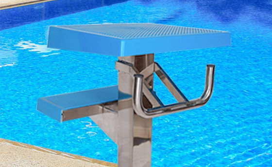 2 blocchetto iniziare della piscina dell'acciaio inossidabile 500mm di punti