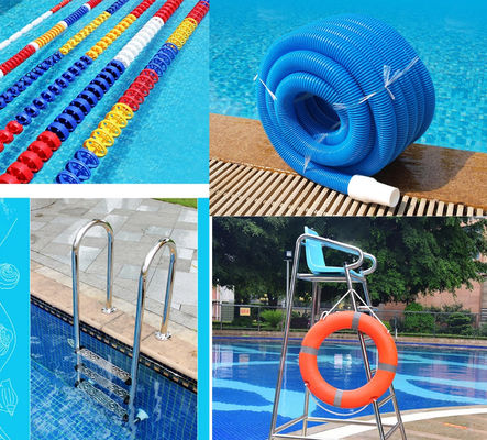 Piscina telescopica di alluminio di 0.8mm che pulisce Palo