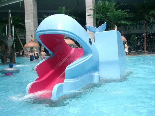 Anti acquascivolo UV della balena della vetroresina dell'attrezzatura del parco dell'acqua dei bambini