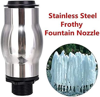1" fontana schiumosa di plastica Jet Nozzle della schiuma di acciaio inossidabile