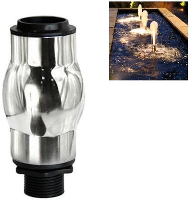 1" fontana schiumosa di plastica Jet Nozzle della schiuma di acciaio inossidabile