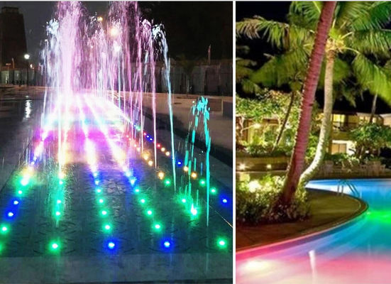 La fontana del giardino 7000K 24V 6W IP68 ha condotto le luci