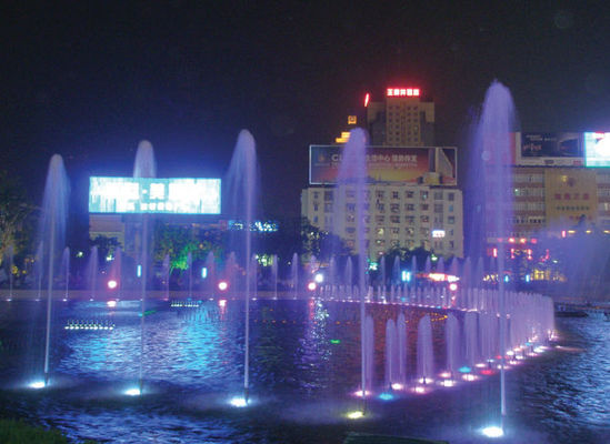 Luce subacquea della fontana dell'acciaio inossidabile IP68 DMX RGB LED