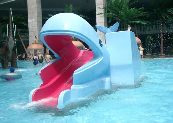 Anti acquascivolo UV della balena della vetroresina dell'attrezzatura del parco dell'acqua dei bambini