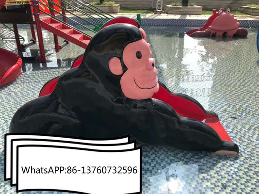 Acquascivolo della scimmia della vetroresina dei bambini della piscina