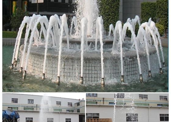 Schiuma a 1,5 pollici 15gpm Jet Fountain Nozzle di acciaio inossidabile