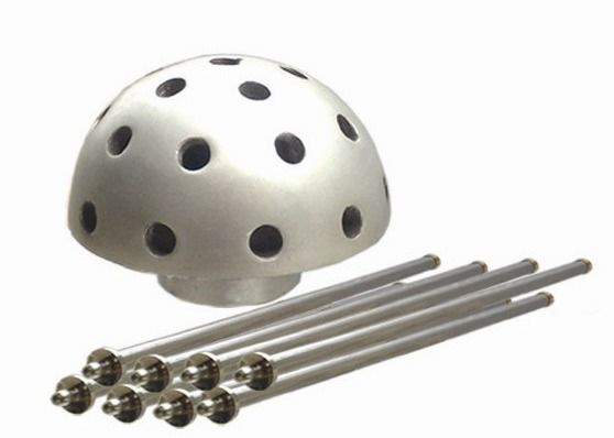 DN65 2,5" ugelli ballanti di cristallo della fontana DN80 di emisfero