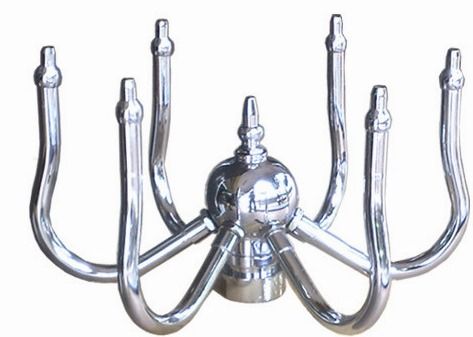 Accessori della fontana dello stagno di Chrome 1,5" ugello girante DN40