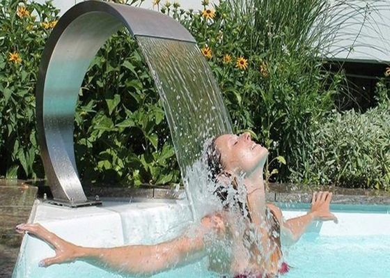 getto della cascata di acciaio inossidabile degli accessori della fontana dello stagno di 600mm