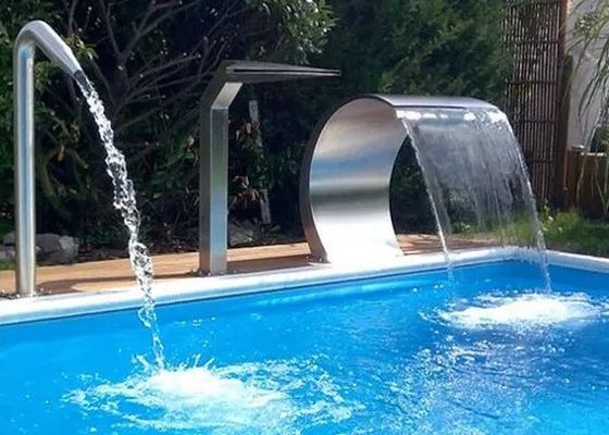 getto della cascata di acciaio inossidabile degli accessori della fontana dello stagno di 600mm