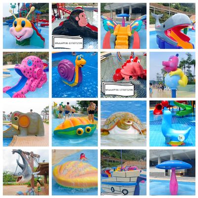 Anti vetroresina UV Caterpillar Aqua Water Slides di TUV