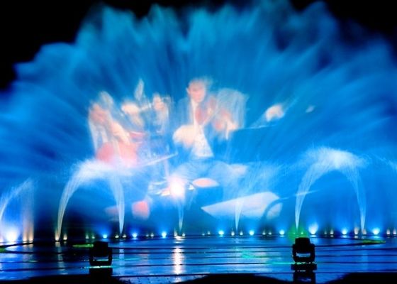 proiezione della camera a pioggia dell'ugello di acciaio inossidabile della fontana 60m3/h