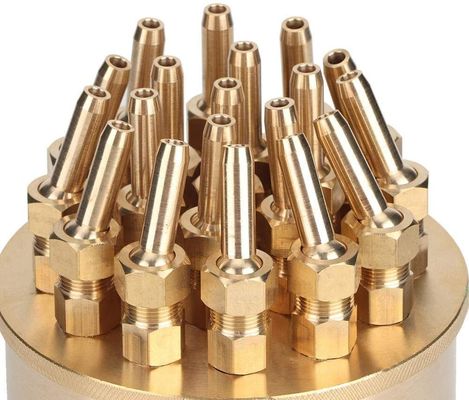 DN40 d'ottone 1 1/2» 3 strati sbocciano fontana Jet Nozzle