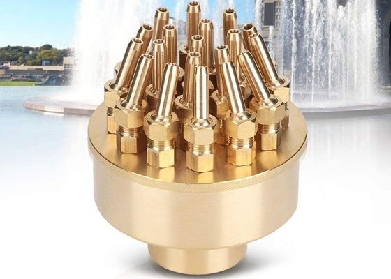DN40 d'ottone 1 1/2» 3 strati sbocciano fontana Jet Nozzle