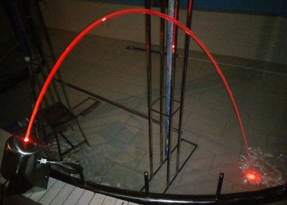 Luci laminari di acciaio inossidabile di Jet Fountain With 3w RGB dell'acqua 2000L/H